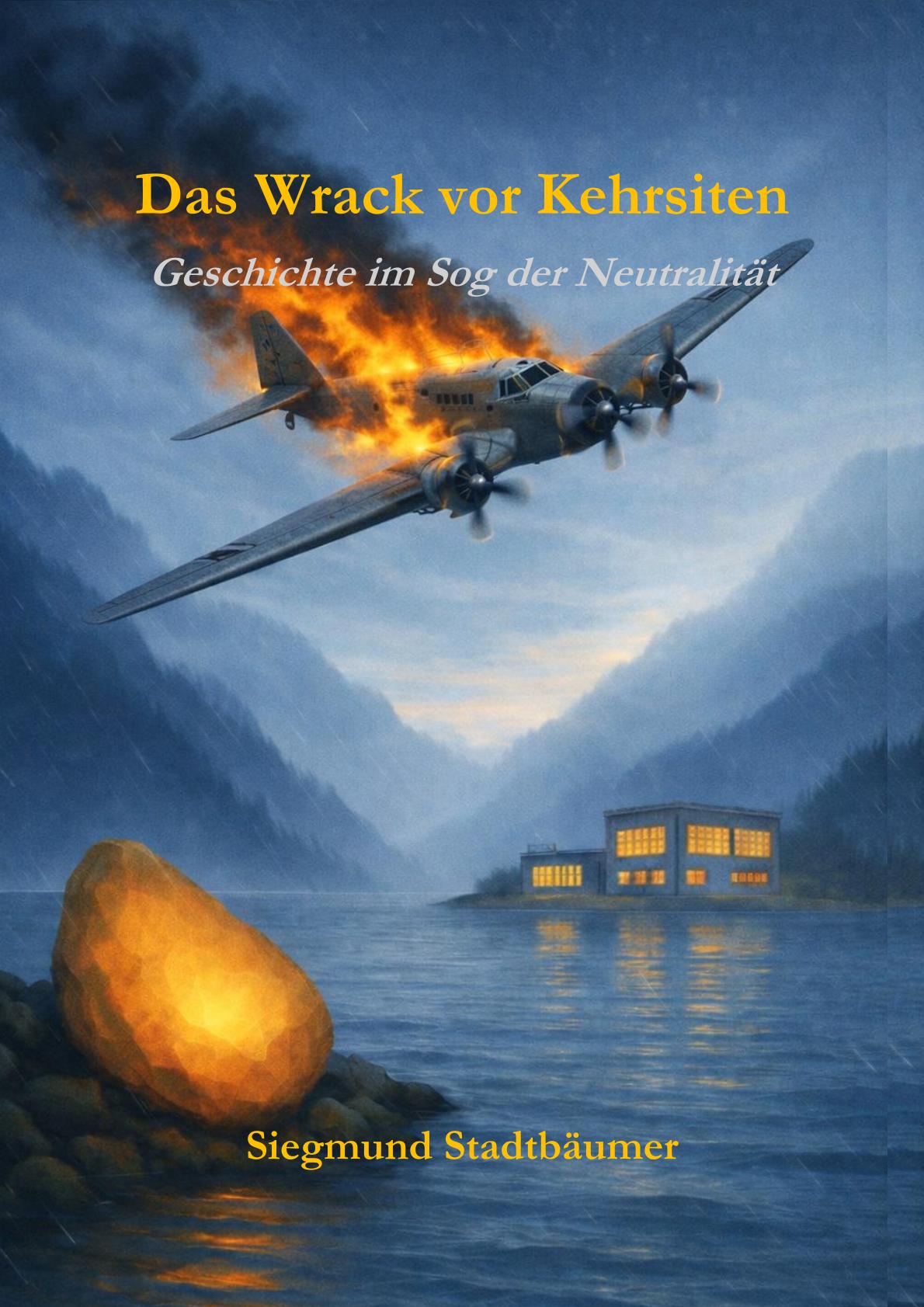 Das Wrack vor Kehrsiten Front